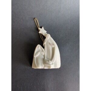 Goebel Nadal Nativity Christmas Ornament Bisque Porcelain 2018 Matte